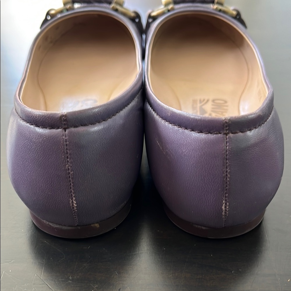 Salvatore Ferragamo Women's Lilac Limoges Flats - Picture 5 of 7